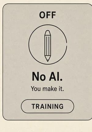 No AI / AI Training Mode — its card on the dial
