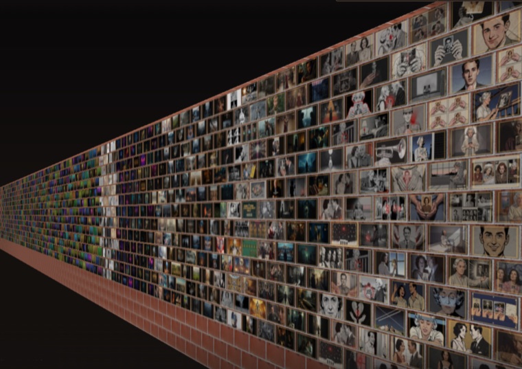 A Lifetime of Making Art — the wall